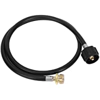 Atyhao Manguera de Conector de Parrilla- Manguera de 1-2 m Manguera de Gas propano Adaptador de Tanque Tubo convertidor…